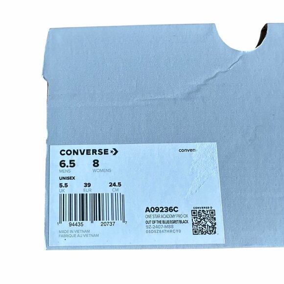⭐Converse One Star Academy Pro Ox Suede Low Sz 6.5 Men Shoes Blue Black A09236C⭐ - Picture 7 of 10